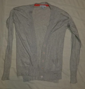 Cárdigan para mujer Delia gris con botones talla XS - Imagen 1 de 3