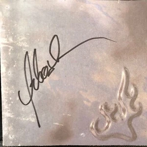Folleto CD firmado a mano vintage autografiado por SEBASTIAN BACH - ¡EL MEJOR EN EBAY! - Imagen 1 de 1