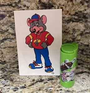 Rare Chuck E. Cheese Green Coca-Cola Drink Token Holder Dispenser w/ Sticker - Picture 1 of 6