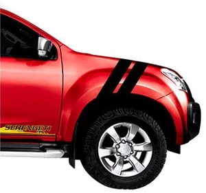 Calcomanía deportiva de 4" para camioneta Izuzu KB guardabarros hachís barras de vinilo rayas de carreras - Imagen 1 de 19