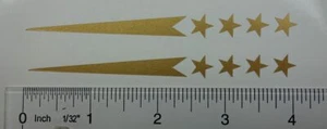 J C Higgins  metallic gold Fork  Darts   (pair) - Picture 1 of 1
