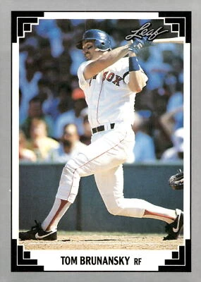1991 Leaf #164 Tom Brunansky - Image 1 of 2