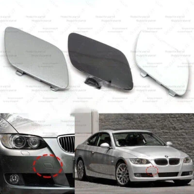 Cubierta de ojo de gancho de remolque para parachoques delantero para BMW 328i 335i cupé convertible 2007 ~ 2010 Foto 1 de 4