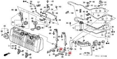 Tanque de combustible HONDA ACURA GENUINO OEM NSX lavadora lisa (10 mm) ☆ 94102-10800 ☆ Foto 1 de 3
