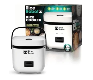 Rice Robot Cooker 4.5 Cups Cooked Electric Mini Rice Maker, New In Box - Picture 1 of 7