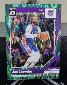 JAE CROWDER GREEN SEISMIC 2024-25 PANINI DONRUSS OPTIC Sacramento Kings - Picture 1 of 2