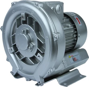 BZT Seitenkanalverdichter 0,4 kW 80 m³/h +130m/bar, -120m/bar Vakuumpumpe Geblä - Bild 1 von 5