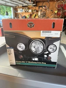 Harley Davidson OEM Electra GLO Chrome Light Ring 61400153A - Picture 1 of 6