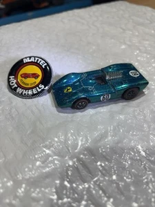 Hot Wheels Redline 69 Ferrari 312P HK Aqua, Half Door Seams - Picture 1 of 6
