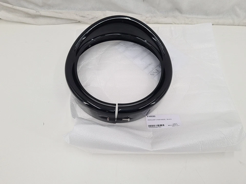 Harley-Davidson Universal  Zierschirm für 7" Visor Style Scheinwerfer schwarz B- - Bild 1 von 4