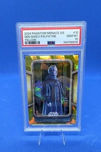 🚨 PSA 10 * 2024 Topps Star Wars Sapphire Yellow Senator Palpatine Card #10 👀 - Picture 1 of 1