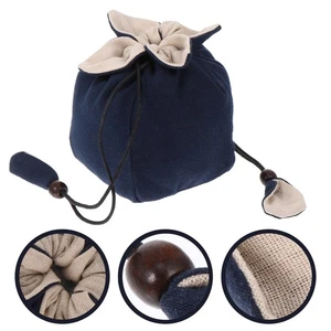 Bolsas de almacenamiento de algodón con cordón juego de viaje para té estuche para tetera Kung Fu - Imagen 1 de 12