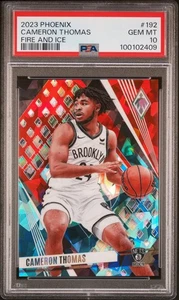 2023 PANINI PHOENIX #192 CAMERON THOMAS FUOCO E GHIACCIO - Foto 1 di 2