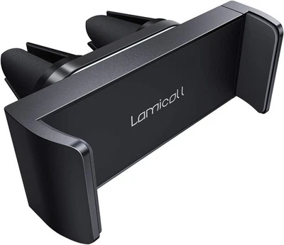 Lamicall Car Vent Phone Mount - Air Clip Holder, Universal Stand 1-Black  - Image 1 of 4