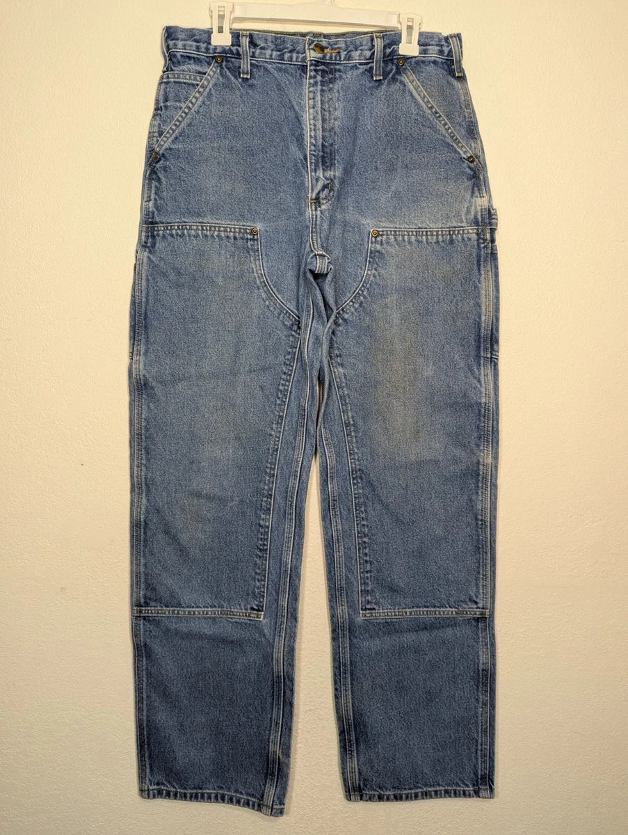 Carhartt Double Knee Jeans In Men's Jeans for sale | eBay