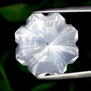 💎 15.63ct 16x15.7mm VS Fancy Natural White Quartz - Brazil Gemstone - Picture 1 of 4