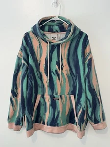 Rare Adidas Originals FBLS AOP Men's Pastel GN3336 Colors Hoodie Size XL - Picture 1 of 11