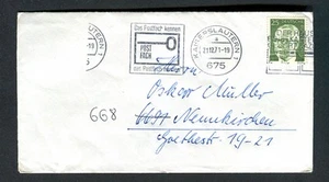 Germania - BRD: copertina molto bella del 1971 - Kaiserslautern - annullamento fantasia - usata - Foto 1 di 1