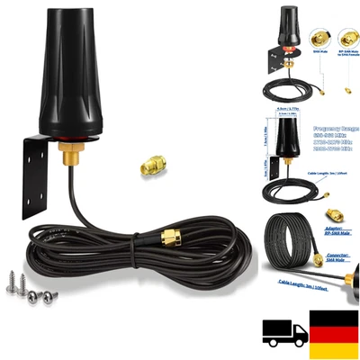 Wasserdichte 4G LTE Antenne | 5dBi Omni | Wandmontage - Bild 1 von 4