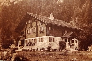 Cartolina - Casa Pozzo - Macugnaga - 1930 - Foto 1 di 2