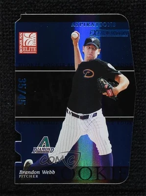 2003 Donruss Elite Extra Edition /45 Brandon Webb #2 Rookie RC - Image 1 of 2