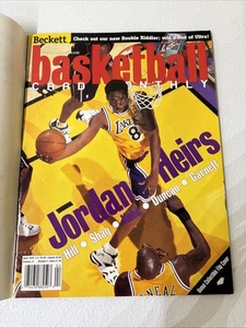 KOBE BRYANT TIM DUNCAN Beckett Basketball Card Monthly April 1999 Issue #105 - Picture 1 of 3