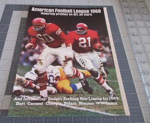 American Football League (AFL) 1968 Insert mit Dodge Chrysler Ads Life Magazine - Bild 1 von 11