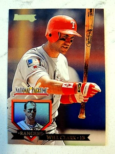 WILL CLARK 1995 DONRUSS NATIONAL PACKTIME CARD #13   TEXAS RANGERS  LEGEND - Picture 1 of 1