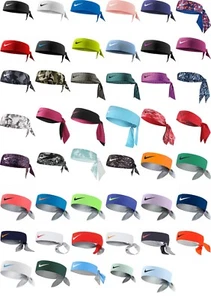 Brand NEW w/Tags Authentic NIKE DRI-FIT Head Tie HEADBANDS *Low Price*  - Picture 1 of 50