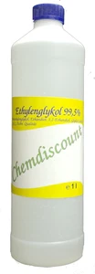 1Liter Glykol >99,5%, Ethylenglykol, Monoethylenglykol, Glykol, Konzentrat - Bild 1 von 1