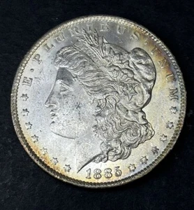 Dólar Morgan 1885-O - BU - Brillante Sin Circular / Estado Como Nuevo - 90% Plata - Imagen 1 de 4