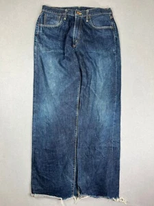 Edwin Jeans Men 34x32 Selvedge 505 Selvedge Baggy Wide Leg Hip Hop Skater Punk - Picture 1 of 18