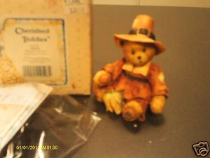 Cherished Teddies _ Miles the Pilgrim 1993 912751 - Bild 1 von 3