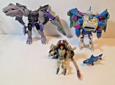 Transformers Beast Wars Transmetals Maximal Depth charge Megatron Rattrap bundle - Image 1 of 4
