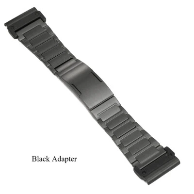 Correa de metal QuickFit para Garmin Fenix 8 51 mm 7X 6X 5X correa de reloj de acero inoxidable Foto 1 de 4