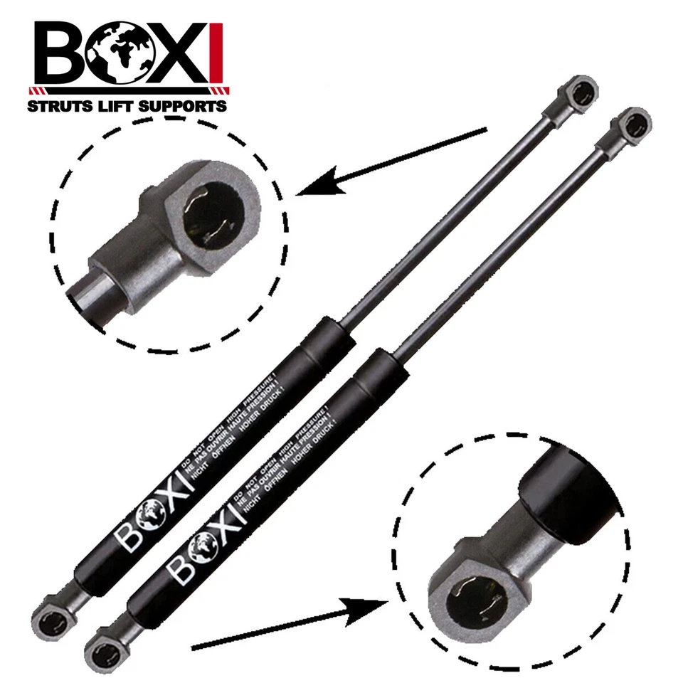 2X Rear Window Glass Lift Supports For 2008-2014 Smart Fortwo Base Coupe 2-Door Foto 1 de 4