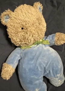 CARTER'S CHILD OF MINE BABY BLUE TEDDY BEAR STUFFED ANIMAL PLUSH TOY 2008 - Picture 1 of 7