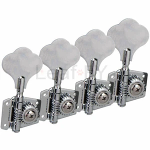 4PCS Chrome Bass Guitar Machine Heads Knobs Tuners Tuning Pegs Guitar Parts - Bild 1 von 6