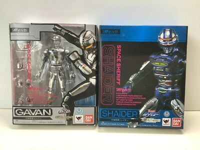 S.H.Figuarts Space Sheriff  Shaider & gavan  2 items fugure Foto 1 de 4