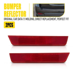 1/2x Bumper Reflector For 2010-17 Chevrolet Equinox Rear Passenger Driver Side - Picture 1 of 43