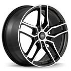 18 inch 18x8 Konig 49MB INTENTION Black Machined wheels rims 5x4.5 5x114.3 +45