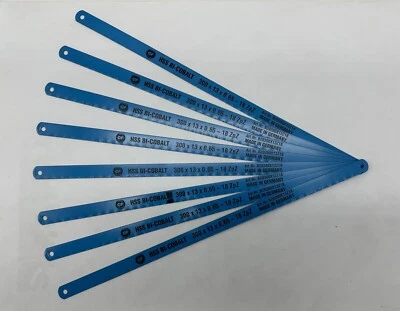 5 x HSS Bi-Cobalt Sägeblatt für Bügelsäge/Handsägebogen - Metallsägeblatt 300 mm - Bild 1 von 4