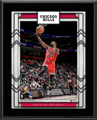 Patrick Beverly Chicago Bulls 10.5" x 13" Sublimated Player Plaque Cover