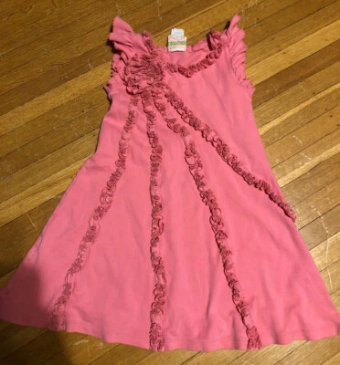 Vestido Lemon Loves Rosa Lima Niñas Talla:5 Usado en Excelente Condición Foto 1 de 3