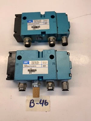 MAC VALVES 180029-212-0010 5221 Solenoid Valve Cylinder, 50PSI ( Lot Of 2) - Image 1 of 4