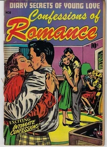 CONFESSIONS OF ROMANCE # 11 STAR PUB 1954 VERY RARE L.B. COLE COVER LAST ISSUE - Picture 1 of 2