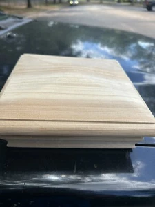 ZAUN SÄULE POSTKAPPEN 6"" X 6"" KAPPEN BASIS KIEFER TOPPER - 4 STÜCK - Bild 1 von 13