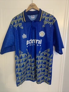 Leeds United Away Football Shirt 1992/93 Adults Large Admiral 46” XL - NEAR MINT - Picture 1 of 7