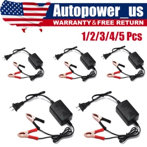 Car Battery Charger Maintainer Auto 12V Trickle Motorcycle Truck RV Boat ATV NEW - Picture 1 of 43