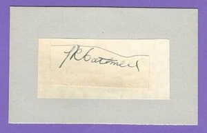 AUTÓGRAFO ORIGINAL RARO JACK CARTMELL HEART OF MIDLOTHIAN FC 1916-1918 BRENTFORD - Imagen 1 de 1